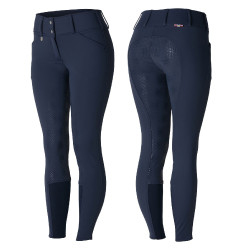 Calça Thermo Grand Prix Horze com fundo de silicone para mulher