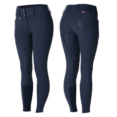 Calça Thermo Grand Prix Horze com fundo de silicone para mulher