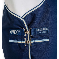 Capa Horseware Amigo Ripstop 900D Pônei Turnout 0g Marine witney Azul-marinho