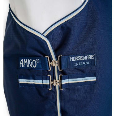 Capa Horseware Amigo Ripstop 900D Pônei Turnout 0g Marine witney Azul-marinho