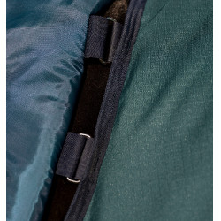 Capa Horseware Amigo Ripstop 900D Plus Pônei Turnout 0g Dinastia verde / marinho / prateado