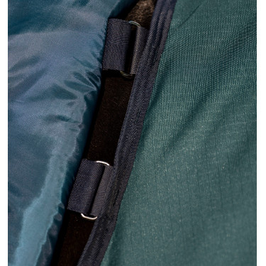 Capa Horseware Amigo Ripstop 900D Plus Pônei Turnout 0g Dinastia verde / marinho / prateado