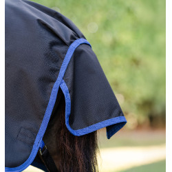 Capa Horseware Amigo Ripstop 900D Petite Turnout 0g Preto / azul clássico