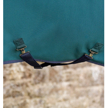 Capa Horseware Amigo Jersey Poney Cooler Dinastia verde / marinho / prateado