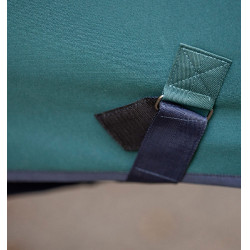 Capa Horseware Amigo Jersey Poney Cooler Dinastia verde / marinho / prateado