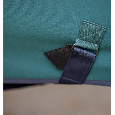 Capa Horseware Amigo Jersey Poney Cooler Dinastia verde / marinho / prateado