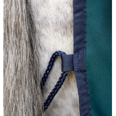 Capa Horseware Amigo Jersey Poney Cooler Dinastia verde / marinho / prateado