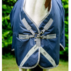 Capa Horseware Amigo 1200D XL Turnout 50g Marinho / cinza titânio / prata Azul-marinho Capa Horseware Amigo 1200D XL Turnout 50g Marinho / cinza titânio / prata Azul-marinho