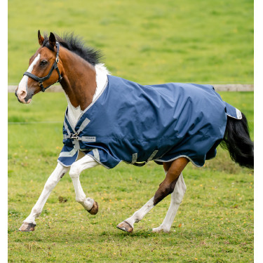 Capa Horseware Amigo 1200D XL Turnout 50g Marinho / cinza titânio / prata Azul-marinho Capa Horseware Amigo 1200D XL Turnout 50g Marinho / cinza titânio / prata Azul-marinho