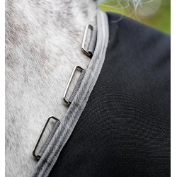 Capa Horseware Amigo 1200D Turnout Plus 50g Preto / cinza titânio / prata Capa Horseware Amigo 1200D Turnout Plus 50g Preto / cinza titânio / prata