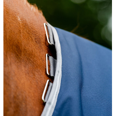 Capa Horseware Amigo 1200D Turnout Plus 50g Marinho / cinza titânio / prata Azul-marinho