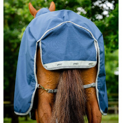 Capa Horseware Amigo 1200D Turnout Plus 50g Marinho / cinza titânio / prata Azul-marinho
