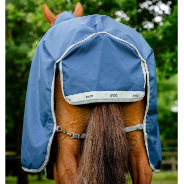 Capa Horseware Amigo 1200D Turnout Plus 50g Marinho / cinza titânio / prata Azul-marinho