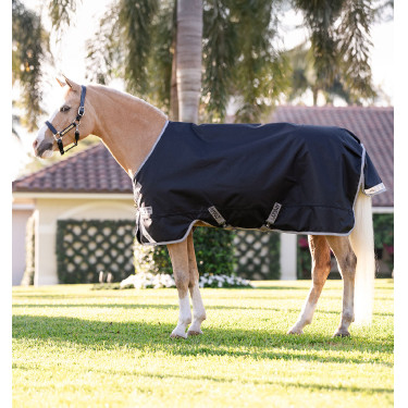 Capa Horseware Amigo 1200D Pônei Turnout 50g Preto / cinza titânio / prata Capa Horseware Amigo 1200D Pônei Turnout 50g Preto / cinza titânio / prata