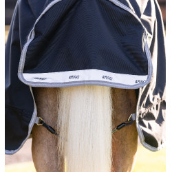 Capa Horseware Amigo 1200D Pônei Turnout 50g Preto / cinza titânio / prata Capa Horseware Amigo 1200D Pônei Turnout 50g Preto / cinza titânio / prata