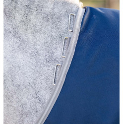 Capa Horseware Amigo 1200D Plus Pônei Turnout 50g Marinho / cinza titânio / prata Azul-marinho