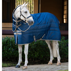 Cobertura de estábulo Horseware Amigo Ripstop Insulator Plus Pônei 200g Marinho / cinza titânio Azul-marinho