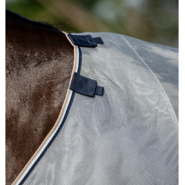 Capa anti-moscas Horseware Rambo Protector disco Prata / marinho