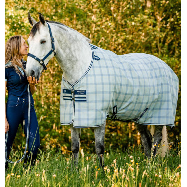 Capa anti-moscas Horseware Newmarket Pônei Marine witney Azul-marinho Capa anti-moscas Horseware Newmarket Pônei Marine witney Azul-marinho