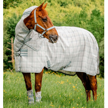 Capa anti-moscas Horseware Newmarket Plus Carvão de madeira witney Cinzento