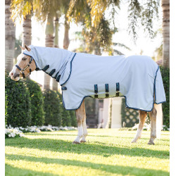 Capa anti-dermatite Horseware Amigo Ripstop Pônei Azul azul / Marinho / azul elétrico Capa anti-dermatite Horseware Amigo Ripstop Pônei Azul azul / Marinho / azul elétrico