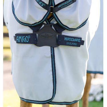 Capa anti-dermatite Horseware Amigo Ripstop Pônei Azul azul / Marinho / azul elétrico Capa anti-dermatite Horseware Amigo Ripstop Pônei Azul azul / Marinho / azul elétrico