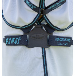 Capa anti-dermatite Horseware Amigo Ripstop Pônei Azul azul / Marinho / azul elétrico Capa anti-dermatite Horseware Amigo Ripstop Pônei Azul azul / Marinho / azul elétrico