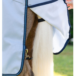 Capa anti-dermatite Horseware Amigo Ripstop Pônei Azul azul / Marinho / azul elétrico Capa anti-dermatite Horseware Amigo Ripstop Pônei Azul azul / Marinho / azul elétrico