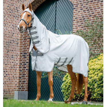 Capa antialérgica Horseware Amigo Ripstop Prata / cinza titânio / prata