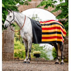 Quadrado polar Horseware Newmarket OrBranco Preto