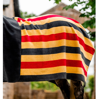 Quadrado polar Horseware Newmarket OrBranco Preto
