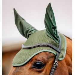 Touca anti-moscas Horseware Amigo Earnet Amora Verde Touca anti-moscas Horseware Amigo Earnet Amora Verde