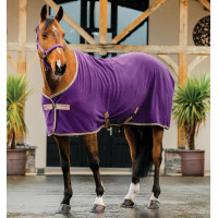 Manta Horseware Amigo Fleece Cooler Amora / winterberry / taupe Verde