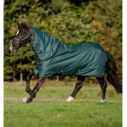 Cobertura Amigo Ripstop Horseware 900D Plus Turnout 200g Dinastia verde / marinho / prateado
