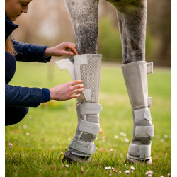 Guêtres Anti-mouches Rambo® Tech-Fit Horseware Prata Guêtres Anti-mouches Rambo® Tech-Fit Horseware Prata