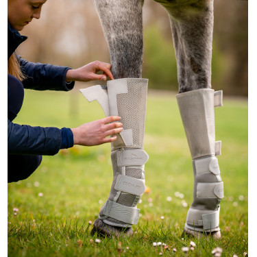 Guêtres Anti-mouches Rambo® Tech-Fit Horseware Prata Guêtres Anti-mouches Rambo® Tech-Fit Horseware Prata