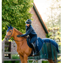 Camisa secante Horseware Signature Sport Cooler Marinho / verde caçador Multicolor Camisa secante Horseware Signature Sport Cooler Marinho / verde caçador Multicolor