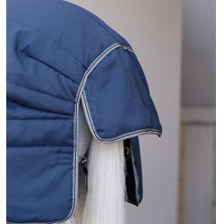 Cobertura Horseware Rambo Optimo Stable Plus 400g Marinho / tempestade / cinza prateado Azul-marinho