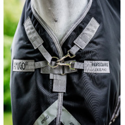 Capa Horseware Amigo 1200D Plus Turnout Bundle 50g 100g e 200g Preto / cinza titânio / prata Capa Horseware Amigo 1200D Plus Turnout Bundle 50g 100g e 200g Preto / cinza titânio / prata