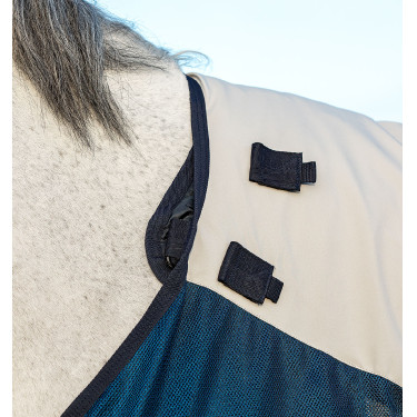 Capa de exterior Horseware Rambo® Summer 0g com disco e forro de 100g Marinho / cinza Azul Capa de exterior Horseware Rambo® Summer 0g com disco e forro de 100g Marinho / cinza Azul