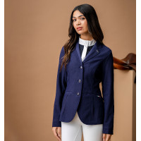 Casaco de competição Horseware feminino Motion Lite Sombra da noite Azul