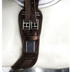 Cilha curta Horseware Micklem Castanho