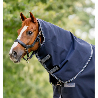 Pescoço Horseware 150g para manta Rambo Supreme 1680D Marinho / tempestade / cinza prateado Azul-marinho