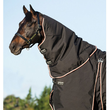 Cobre-pescoço Horseware 0g para manta Rambo Optimo Preto / laranja Multicolor Cobre-pescoço Horseware 0g para manta Rambo Optimo Preto / laranja Multicolor