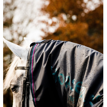 Capa para montar Horseware Rambo Mack in a Sack Marinho / bordô Azul Capa para montar Horseware Rambo Mack in a Sack Marinho / bordô Azul