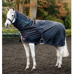 Capa para montar Horseware Rambo Mack in a Sack Marinho / bordô Azul Capa para montar Horseware Rambo Mack in a Sack Marinho / bordô Azul