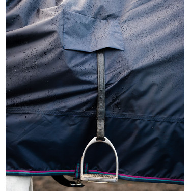 Capa para montar Horseware Rambo Mack in a Sack Marinho / bordô Azul Capa para montar Horseware Rambo Mack in a Sack Marinho / bordô Azul
