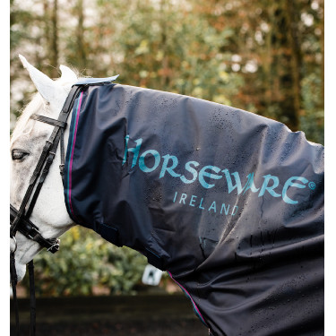 Capa para montar Horseware Rambo Mack in a Sack Marinho / bordô Azul Capa para montar Horseware Rambo Mack in a Sack Marinho / bordô Azul