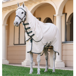 Cobertura integral Horseware Rambo Hoody XL 0g Giz / verde caçador / prata Branco Cobertura integral Horseware Rambo Hoody XL 0g Giz / verde caçador / prata Branco