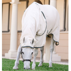 Cobertura integral Horseware Rambo Hoody XL 0g Giz / verde caçador / prata Branco Cobertura integral Horseware Rambo Hoody XL 0g Giz / verde caçador / prata Branco